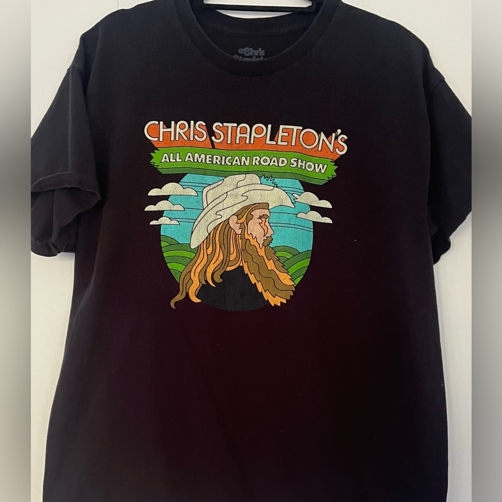 Chris Stapleton’s All American Road Show 2022 Tour Concert T-Shirt Size XL